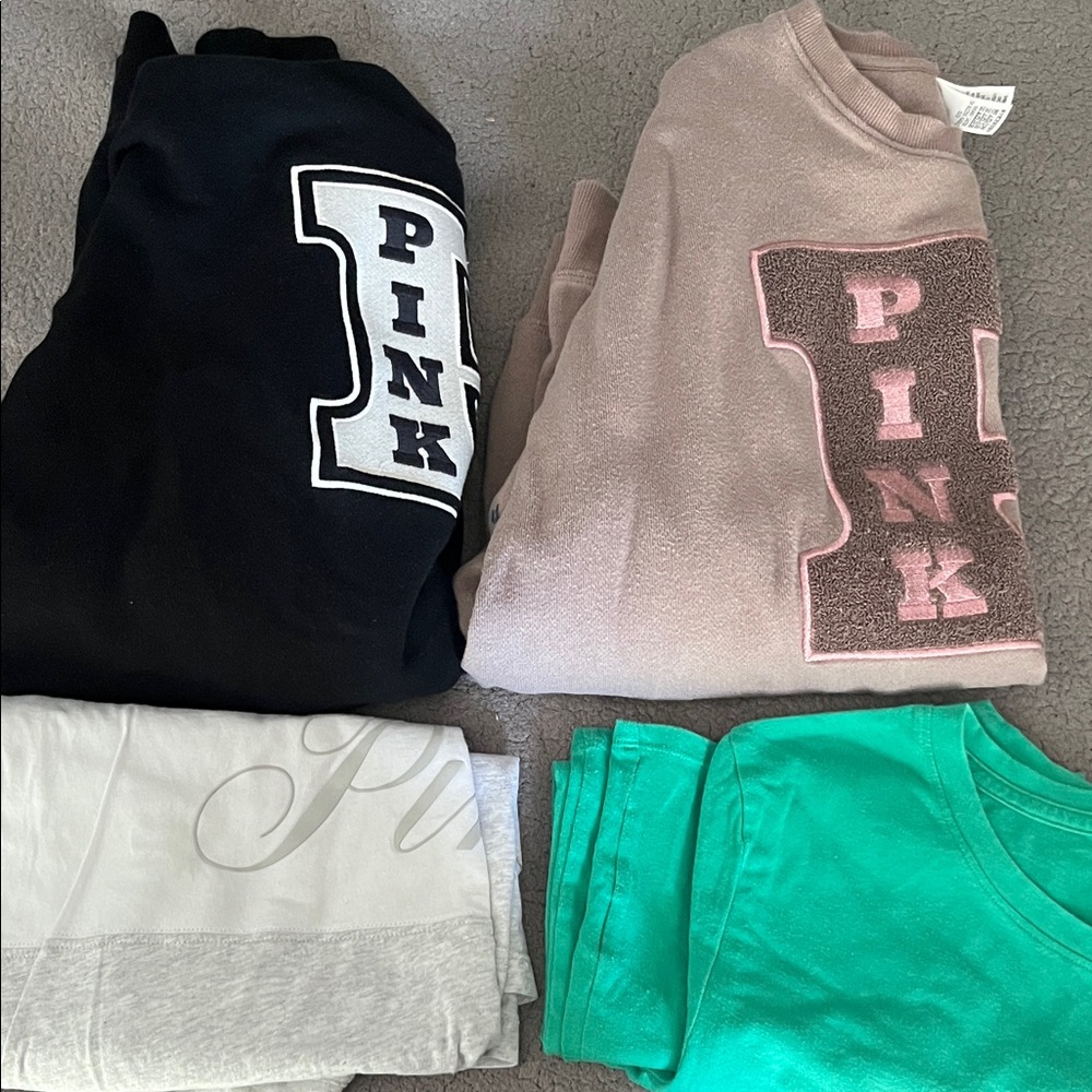Victoria's Secret PINK Sweatshirts and Tees Set